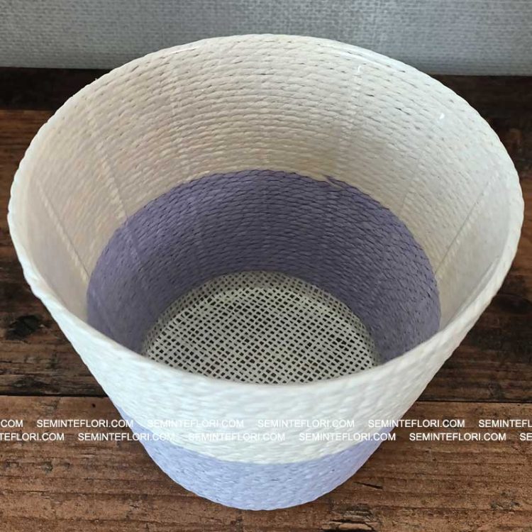Ghiveci decorativ tip cos Riley1 Duo Lavender