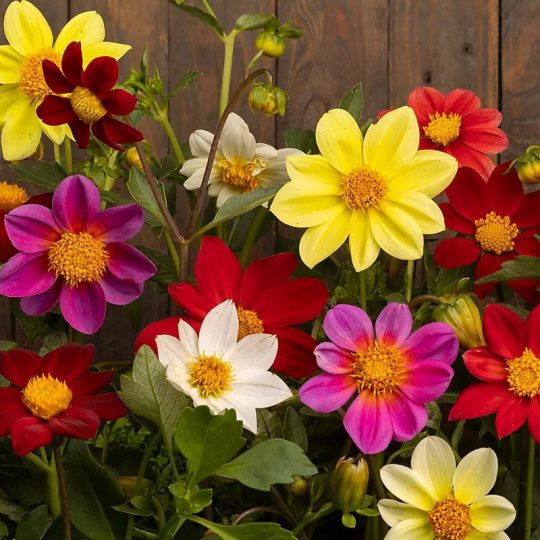 Seminte de flori Dahlia Coltness Single Mixed