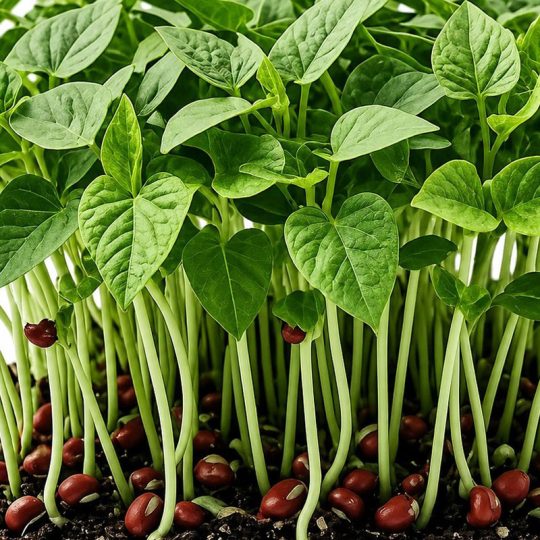 Seminte de microplante Fasole Adzuki Red Beans Microgreens